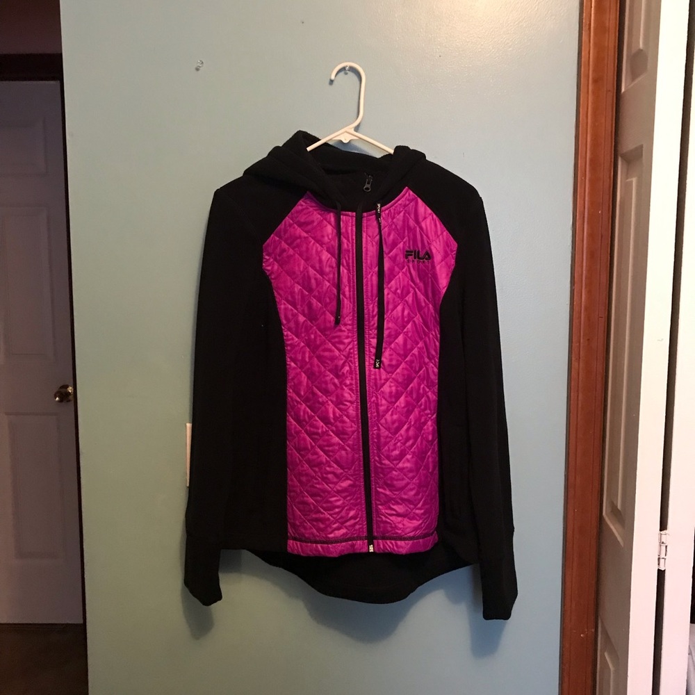 Fuchsia Fila Jacket